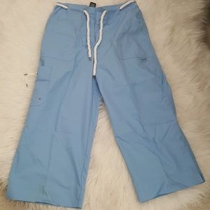 Ralph Lauren cropped blue pants size 4,almost new